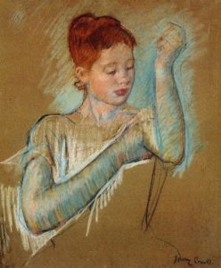 Inspirations d'Elise, une peinture de Mary Cassatt