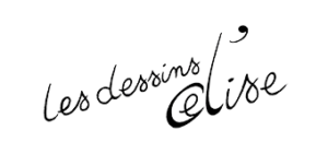 Logo noir dessins-elise.fr