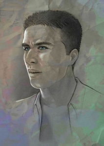 Portrait d'homme style BD