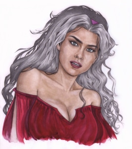 Fanart d'Esmeralda (en cours)